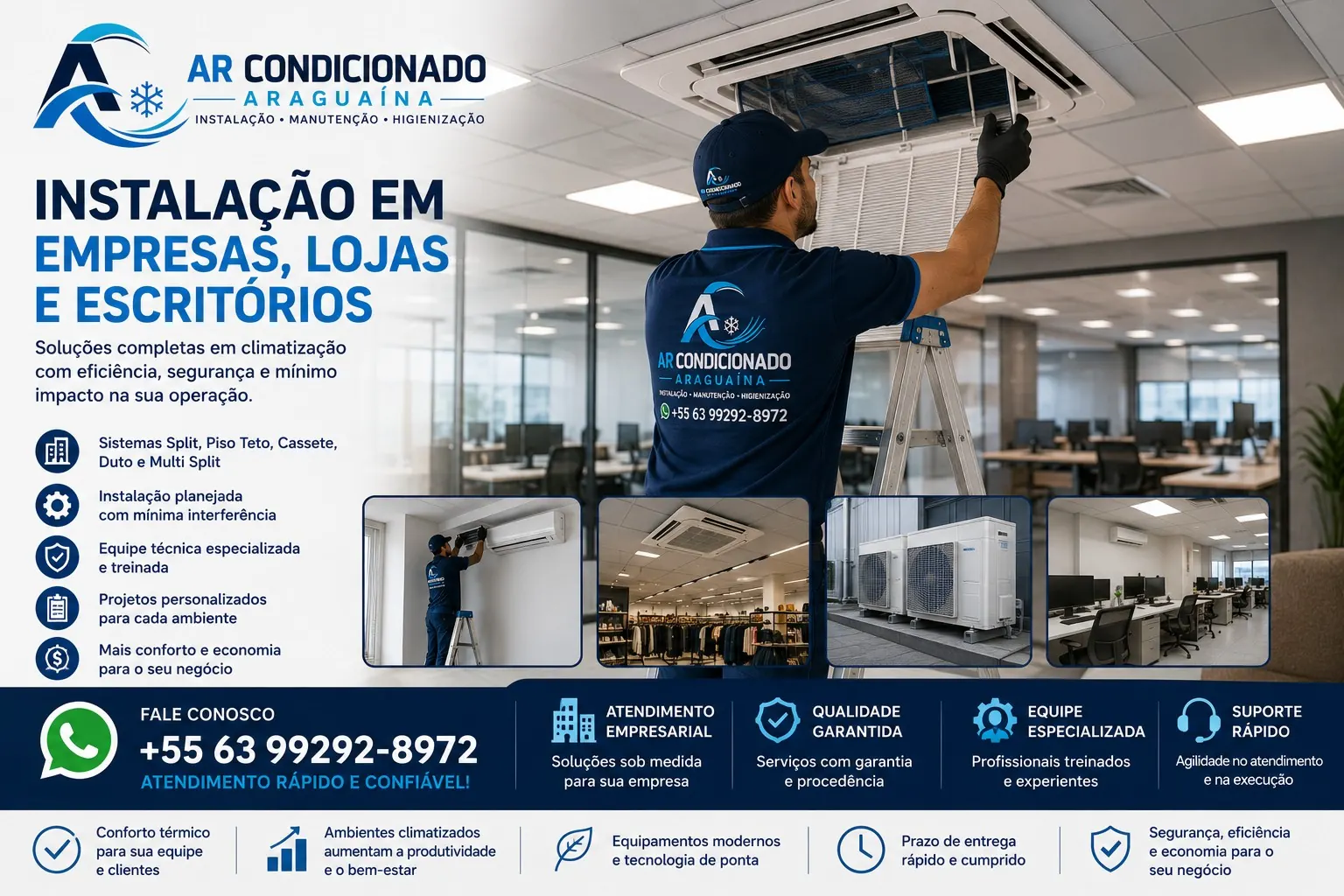 Climatização empresarial